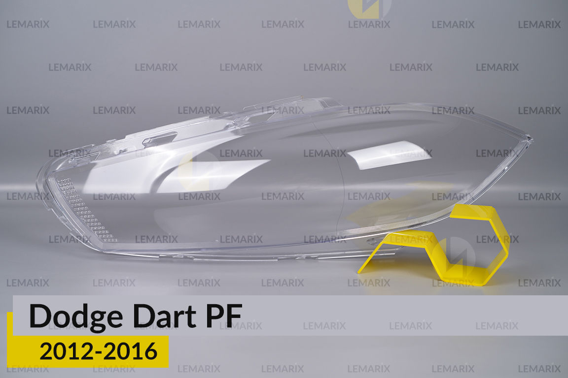 Стекло фары Dodge Dart PF (2012-2016) левое