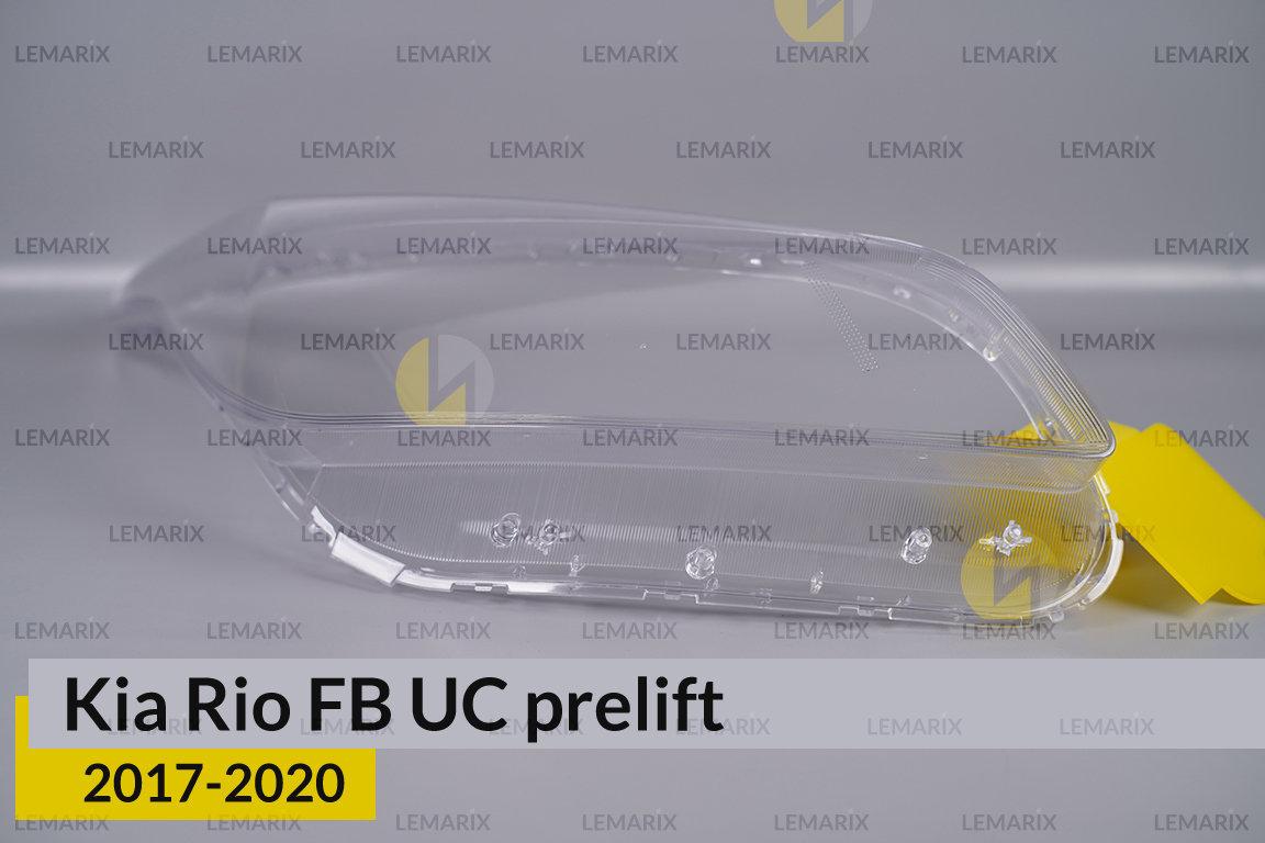 Скло фари Kia Rio FB UC (2017-2020) дорест праве
