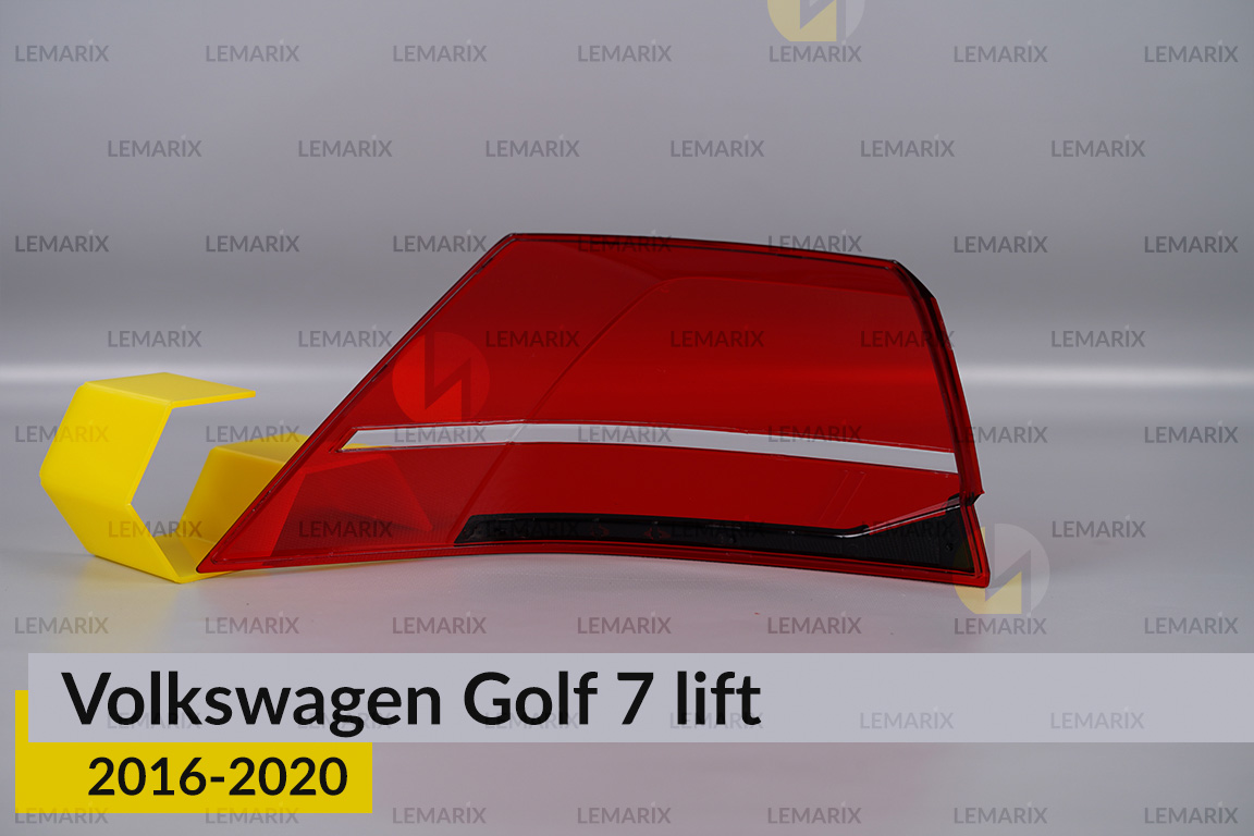 Стекло заднего фонаря внешнее в крыле VW Volkswagen Golf 7 (2016-2020) рест правое