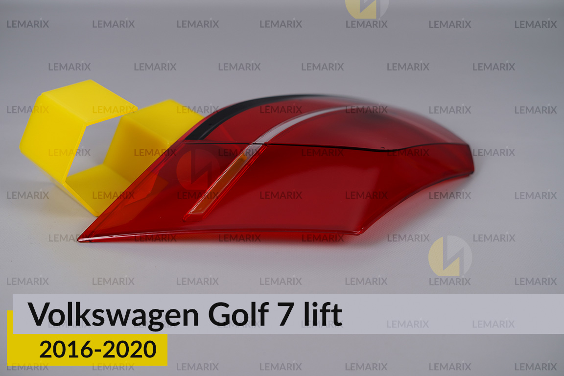Стекло заднего фонаря внешнее в крыле VW Volkswagen Golf 7 (2016-2020) рест правое