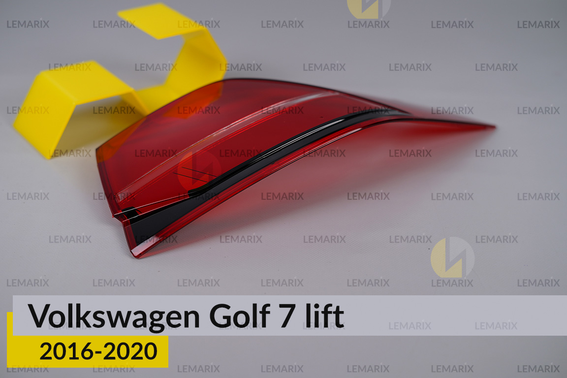 Стекло заднего фонаря внешнее в крыле VW Volkswagen Golf 7 (2016-2020) рест правое
