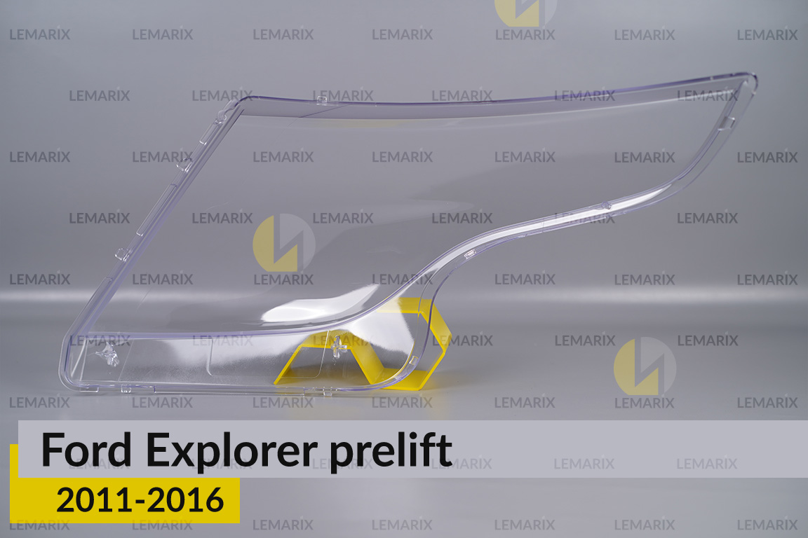Скло фари Ford Explorer (2011-2016) дорест праве