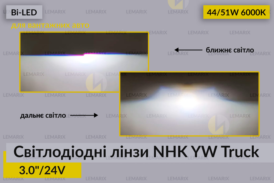 Світлодіодні лінзи для вантажних авто NHK YW Truck 3