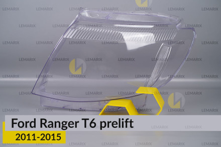 Скло фари Ford Ranger T6 (2011-2015) дорест ліве