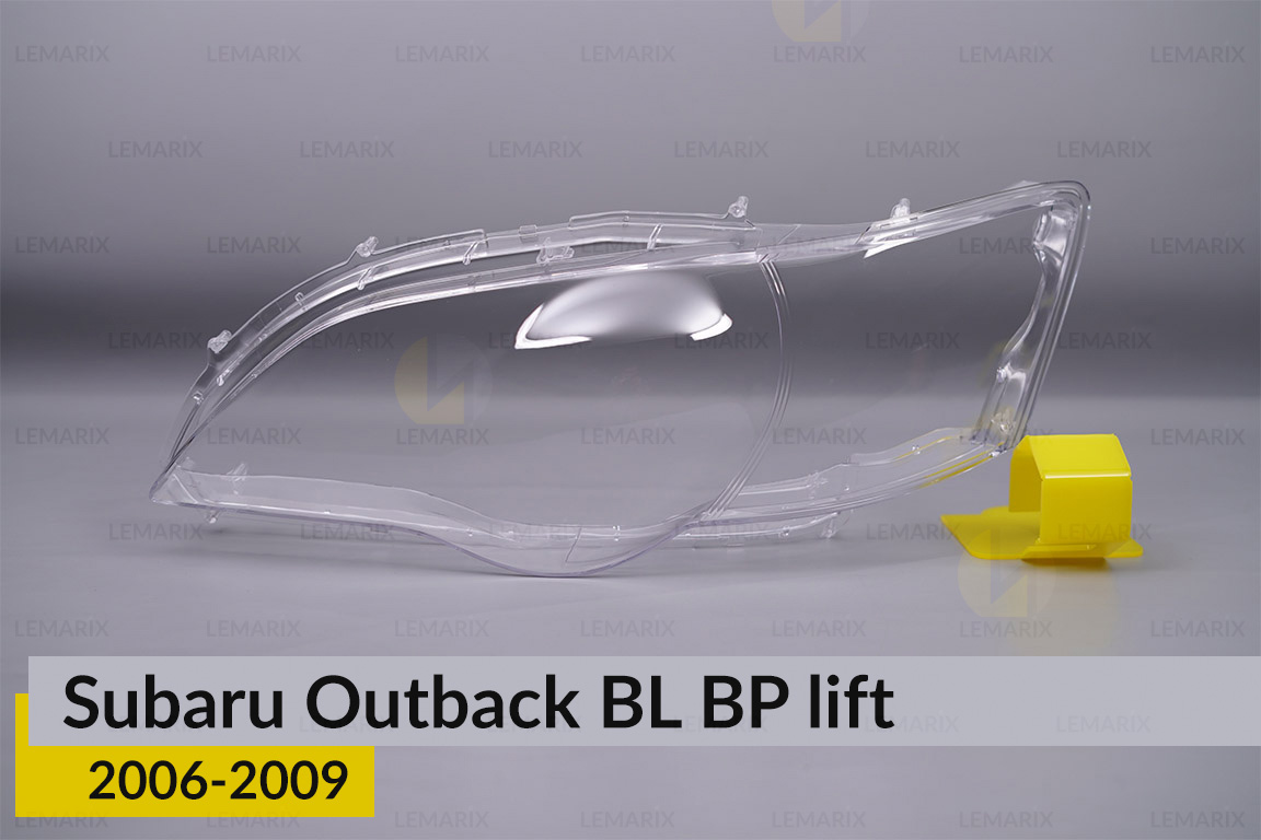 Стекло фары Subaru Outback BL BP (2006-2009) рест левое