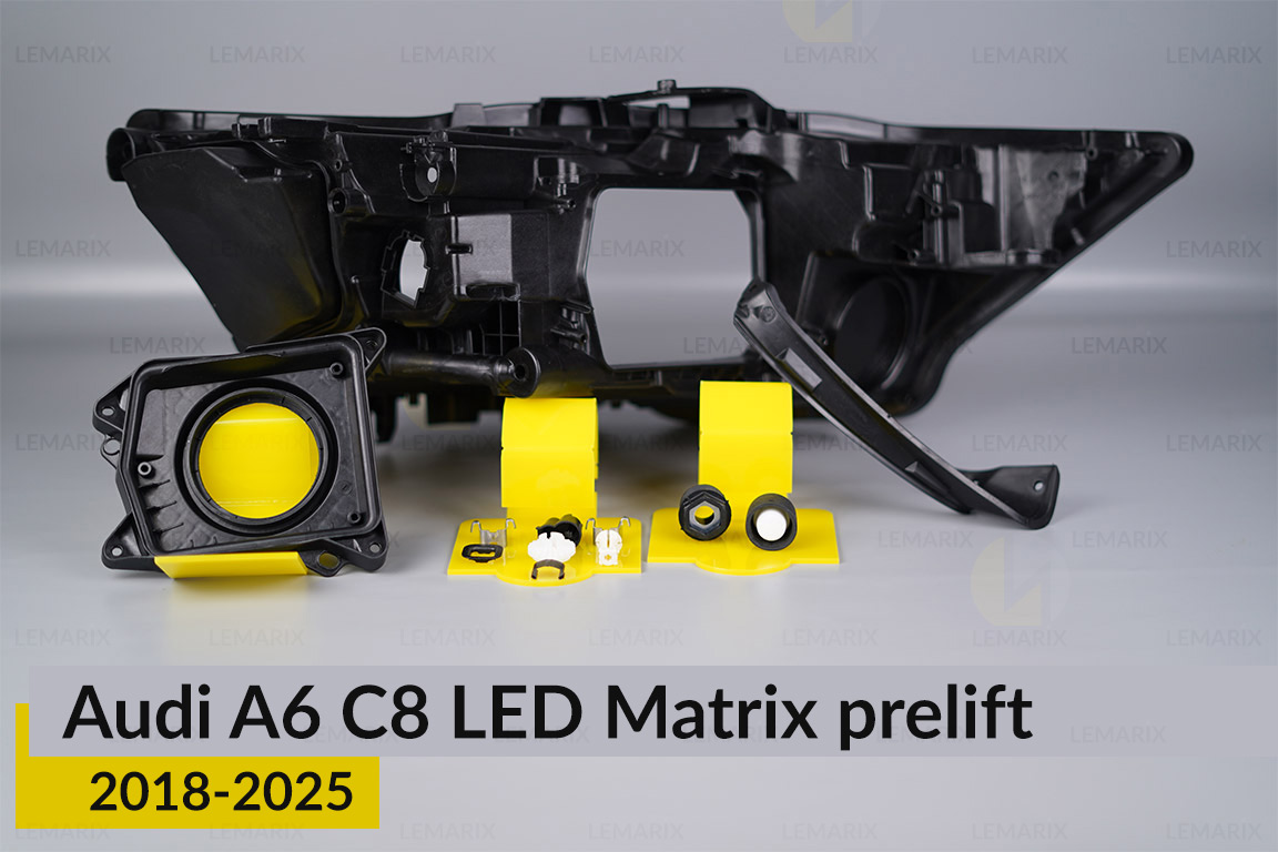 Сервісний комплект корпуса фар Audi A6 C8 LED Matrix (2018-2025) дорест лівий