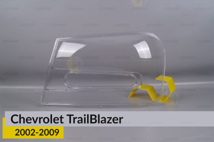 Скло фари Chevrolet TrailBlazer (2002-2009) ліве