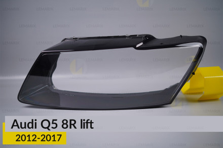 Скло фари Audi Q5 8R (2012-2017) рест ліве