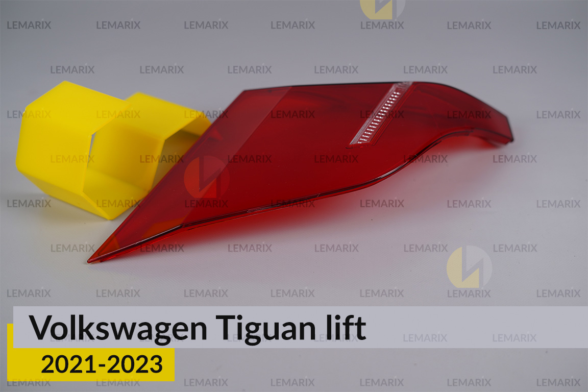 Скло заднього ліхтаря зовнішнє в крилі VW Volkswagen Tiguan (2021-2023) рест праве