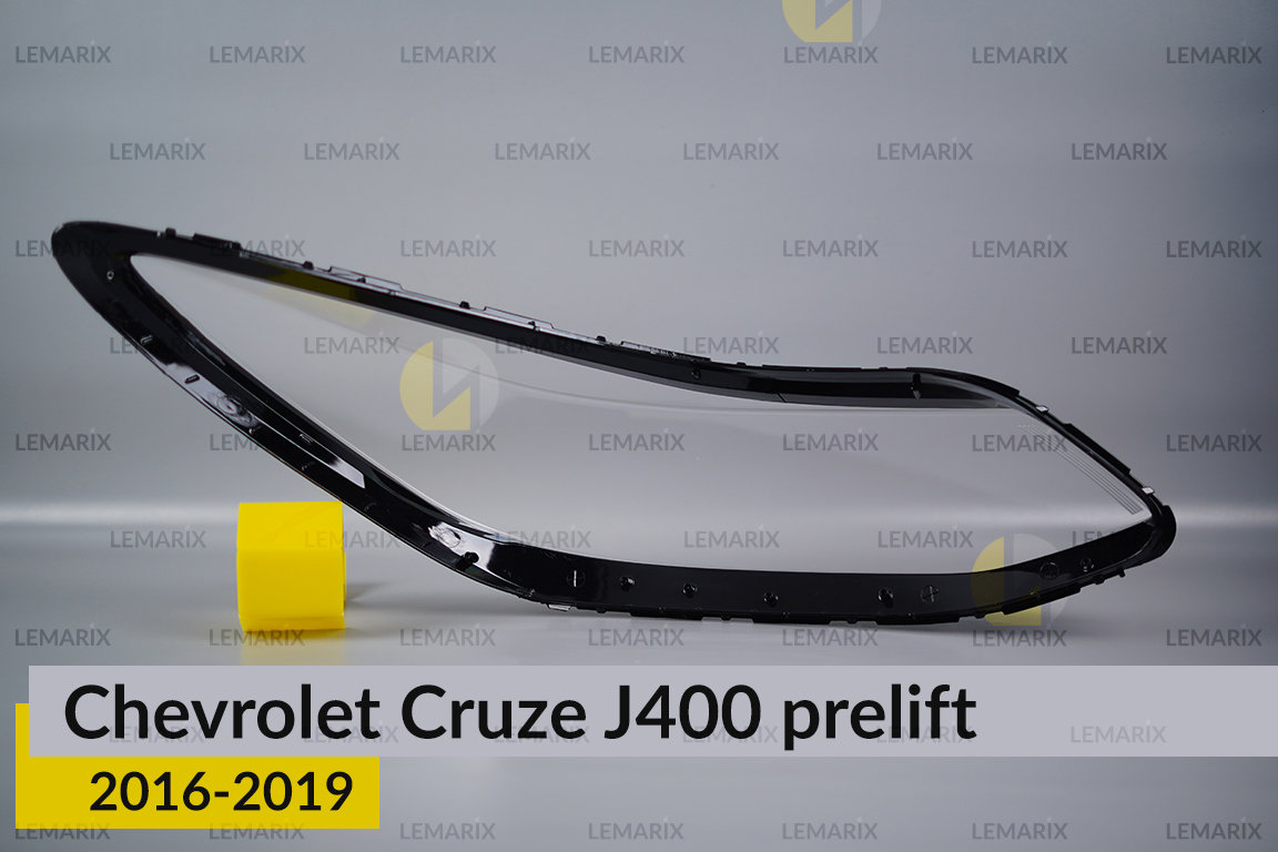 Скло фари Chevrolet Cruze J400 (2016-2019) дорест ліве