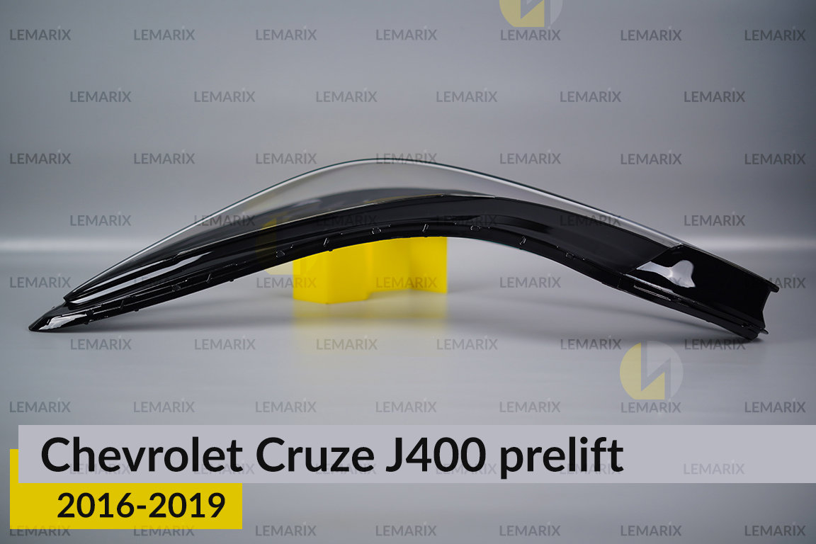 Скло фари Chevrolet Cruze J400 (2016-2019) дорест ліве
