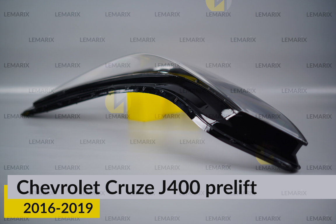 Скло фари Chevrolet Cruze J400 (2016-2019) дорест ліве