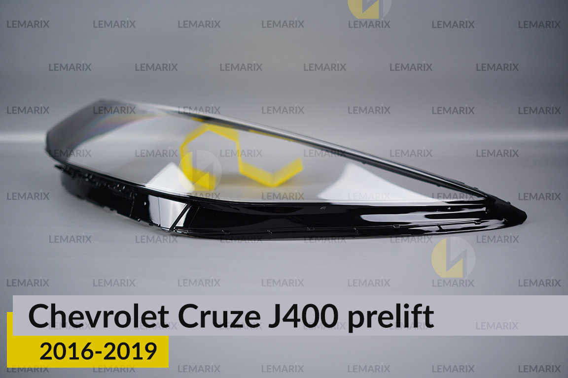 Скло фари Chevrolet Cruze J400 (2016-2019) дорест ліве
