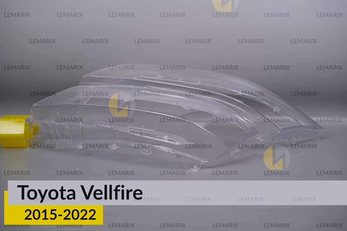 Стекло фары Toyota Vellfire (2015-2022) левое