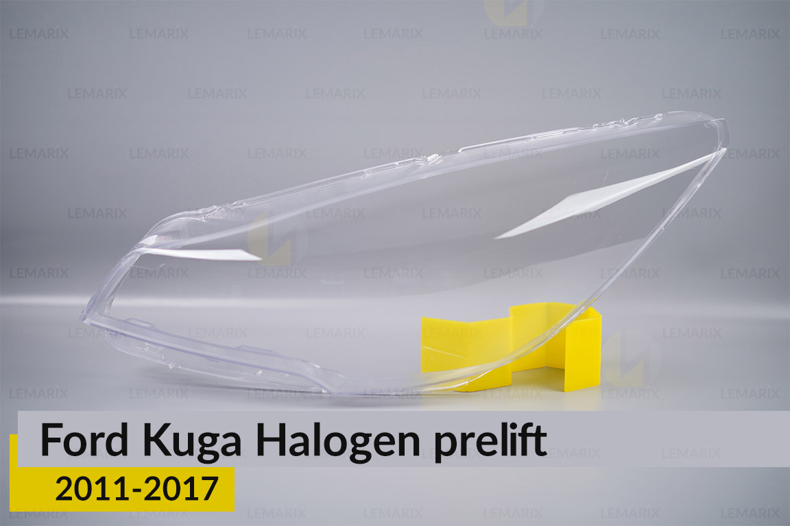 Скло фари Ford Kuga Halogen (2011-2017) дорест ліве