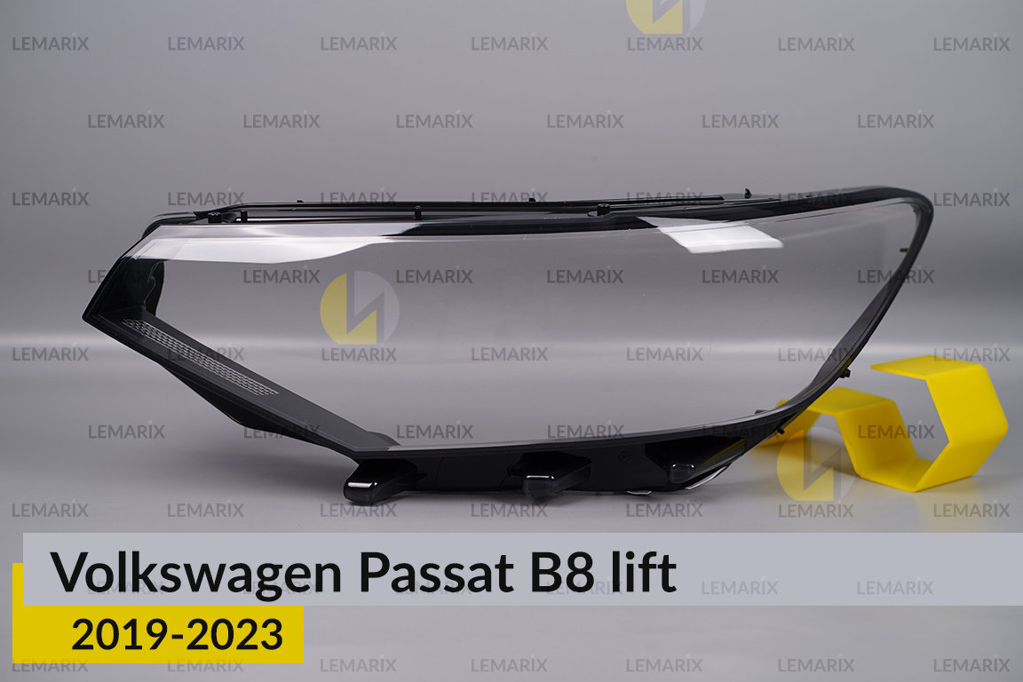Скло фари VW Volkswagen Passat B8 (2019-2023) рест ліве