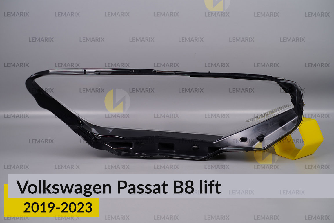 Скло фари VW Volkswagen Passat B8 (2019-2023) рест ліве