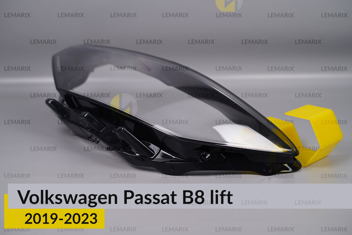 Скло фари VW Volkswagen Passat B8 (2019-2023) рест ліве