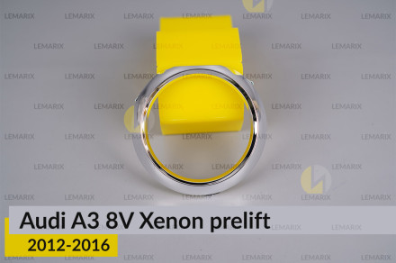Хромоване кільце маски лінзи Audi A3 8V Xenon (2012-2016) дорест праве