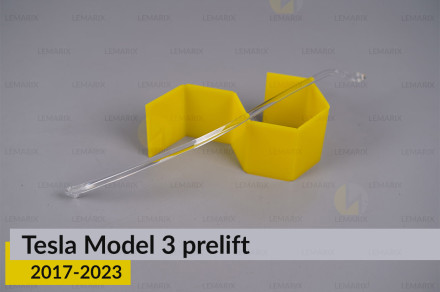 Світловод фари Tesla Model Y (2019-2025) довгий лівий