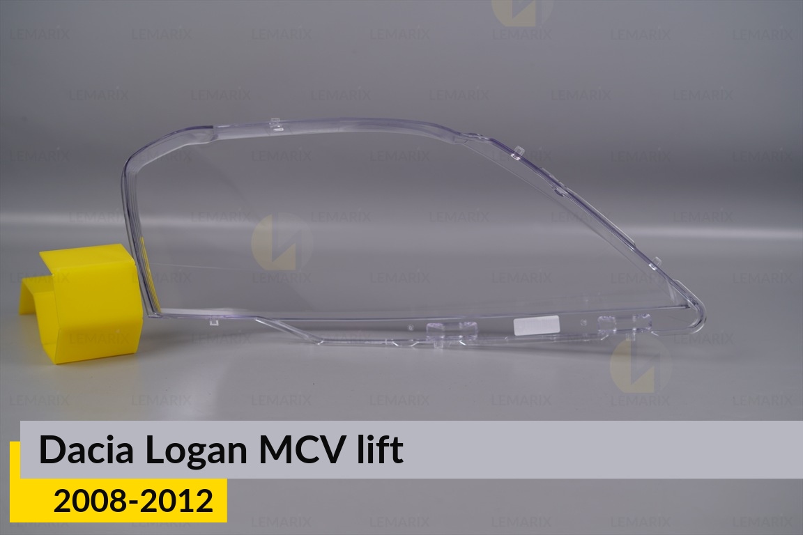 Стекло фары Dacia Logan MCV (2008-2012) рест левое