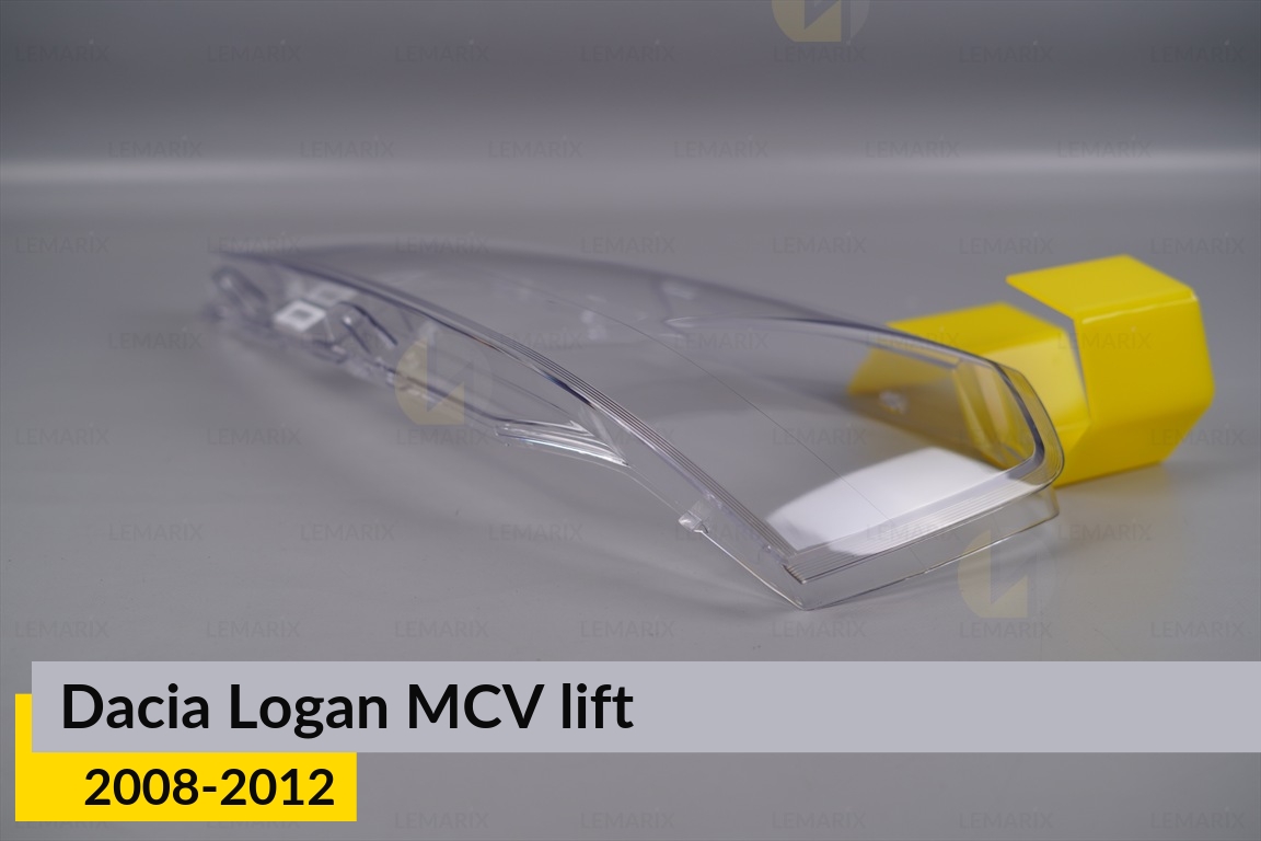Стекло фары Dacia Logan MCV (2008-2012) рест левое