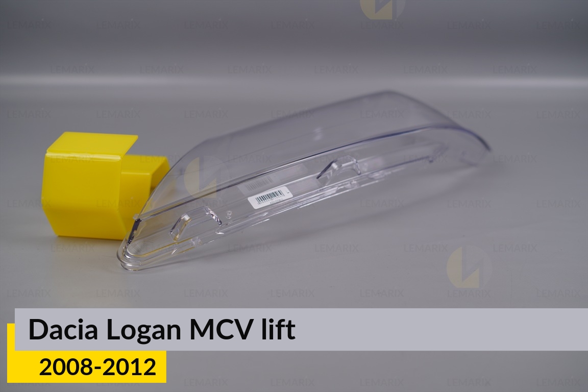 Стекло фары Dacia Logan MCV (2008-2012) рест левое
