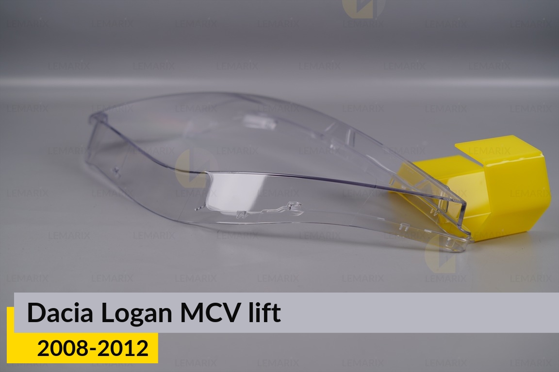 Стекло фары Dacia Logan MCV (2008-2012) рест левое