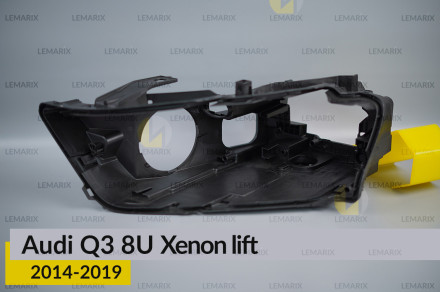 Корпус фари Audi Q3 8U Xenon (2014-2019) рест лівий