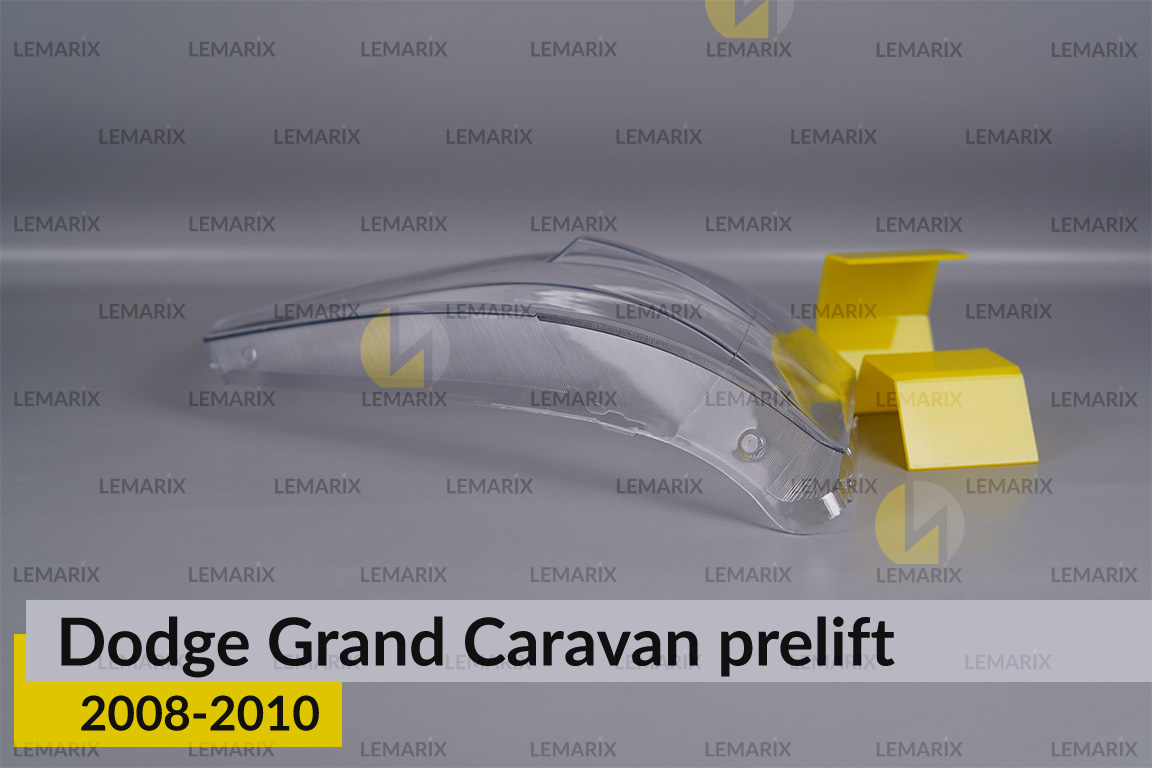 Стекло фары Dodge Grand Caravan (2008-2010) дорест правое