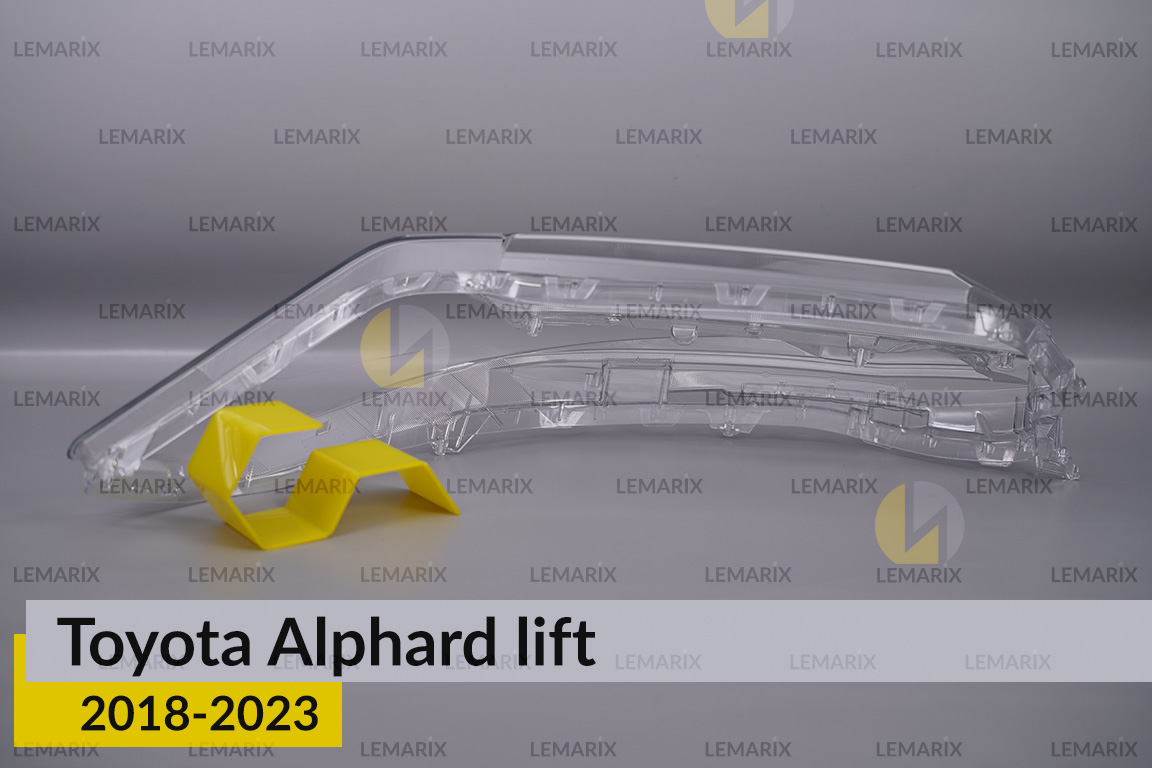 Скло фари Toyota Alphard AH30 (2018-2023) рест ліве