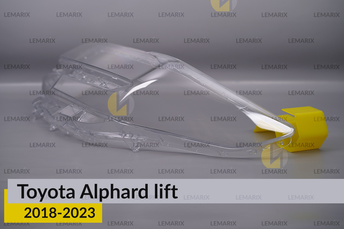 Скло фари Toyota Alphard AH30 (2018-2023) рест ліве