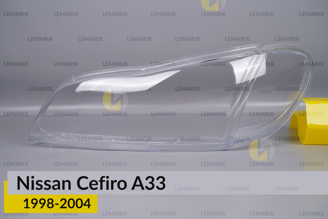Стекло фары Nissan Cefiro A33 (1998-2004) левое