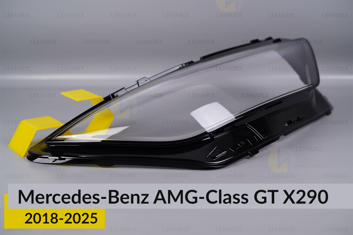 Стекло фары Mercedes-Benz AMG-Class GT X290 (2018-2025) правое