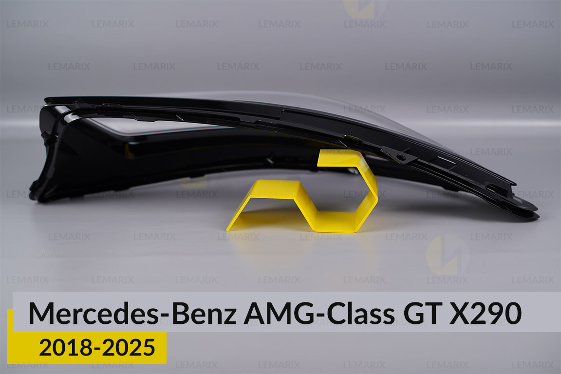 Стекло фары Mercedes-Benz AMG-Class GT X290 (2018-2025) правое