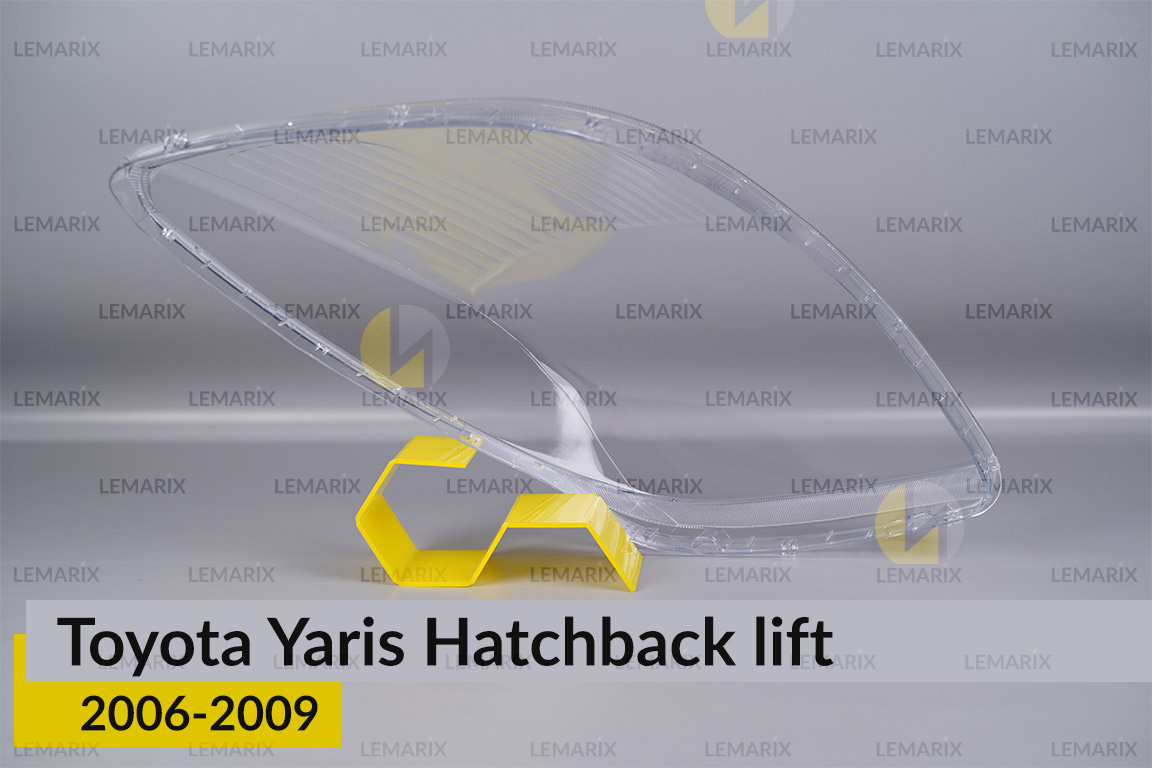 Стекло фары Toyota Yaris Hatchback (2006-2009) рест левое