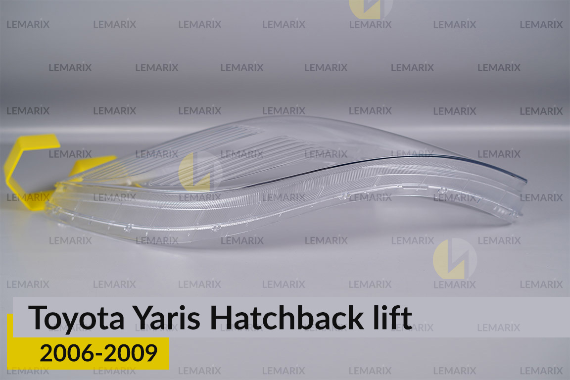 Стекло фары Toyota Yaris Hatchback (2006-2009) рест левое