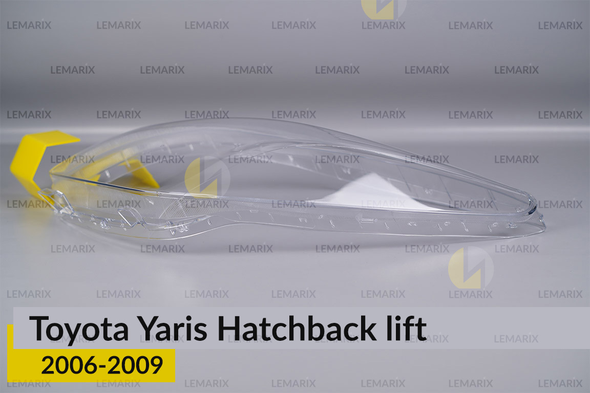Стекло фары Toyota Yaris Hatchback (2006-2009) рест левое