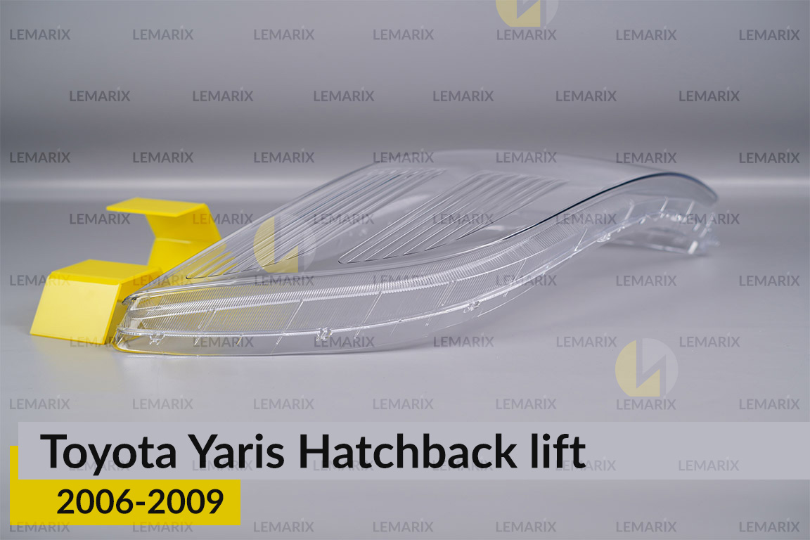 Стекло фары Toyota Yaris Hatchback (2006-2009) рест левое