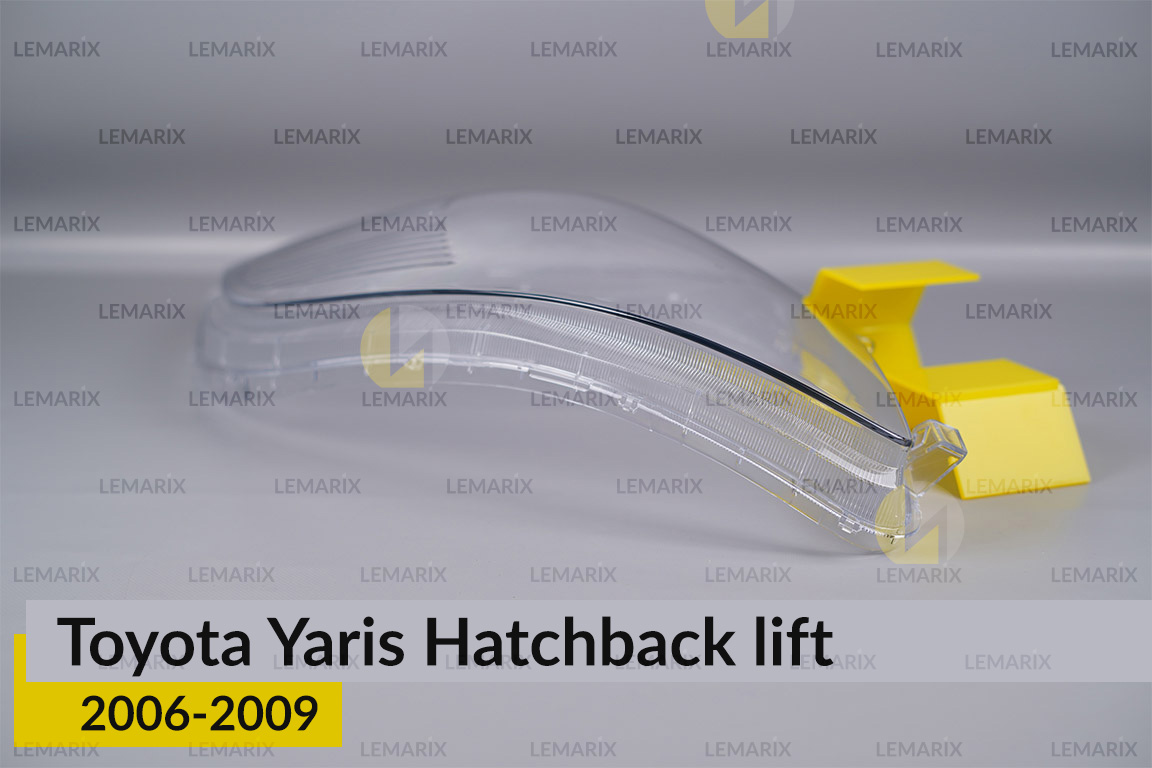 Стекло фары Toyota Yaris Hatchback (2006-2009) рест левое