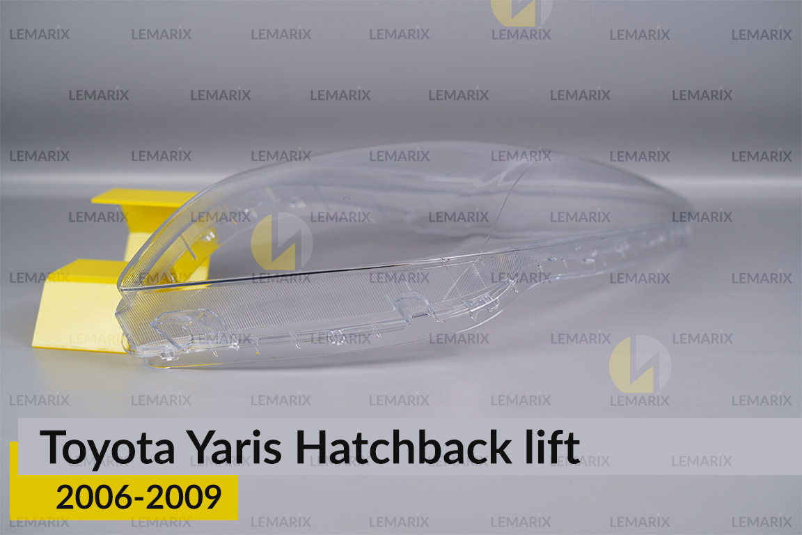 Стекло фары Toyota Yaris Hatchback (2006-2009) рест левое
