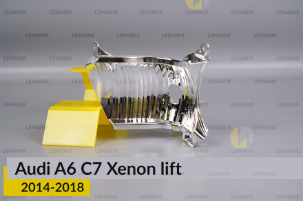 Хромований відбивач поворотника Audi A6 C7 Xenon (2014-2018) рест лівий