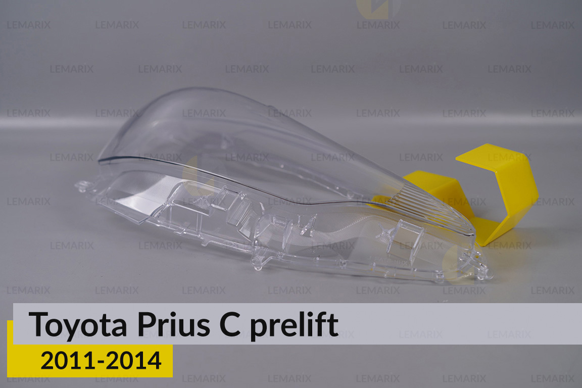 Скло фари Toyota Prius C (2011-2014) дорест праве