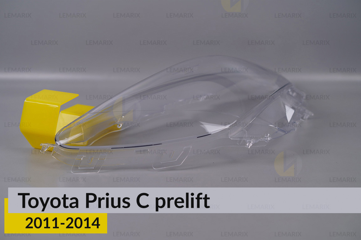 Скло фари Toyota Prius C (2011-2014) дорест праве