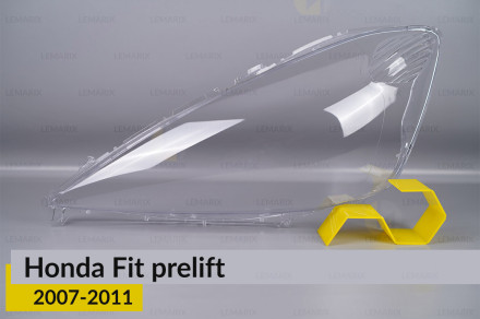 Скло фари Honda Fit (2007-2011) дорест ліве