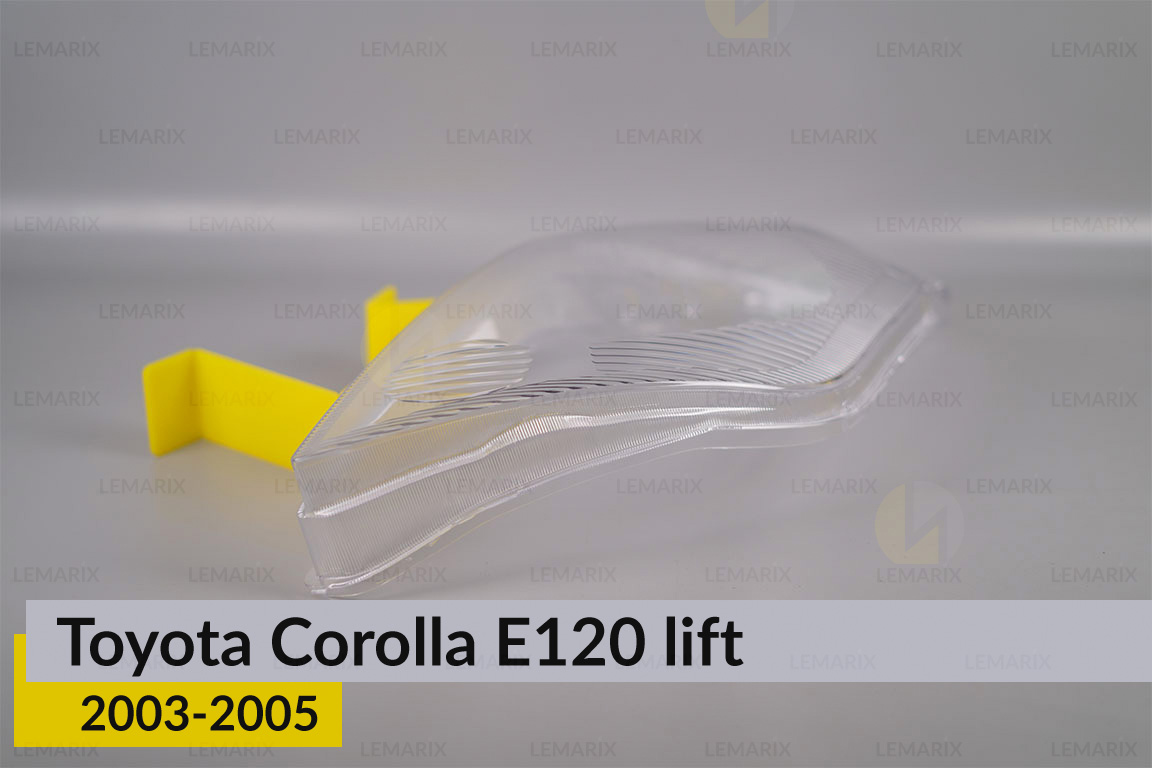 Скло фари Toyota Corolla E120 (2003-2005) 1 рест праве