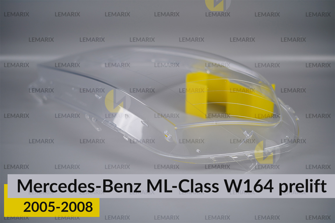Скло фари Mercedes-Benz ML-Class W164 (2005-2008) дорест ліве