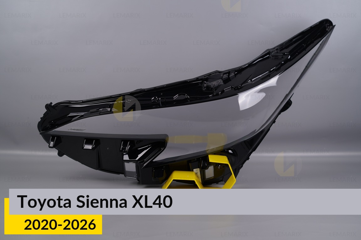 Скло фари Toyota Sienna XL40 (2020-2026) ліве