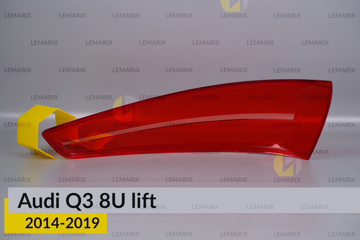 Скло заднього ліхтаря Audi Q3 8U (2014-2019) рест ліве