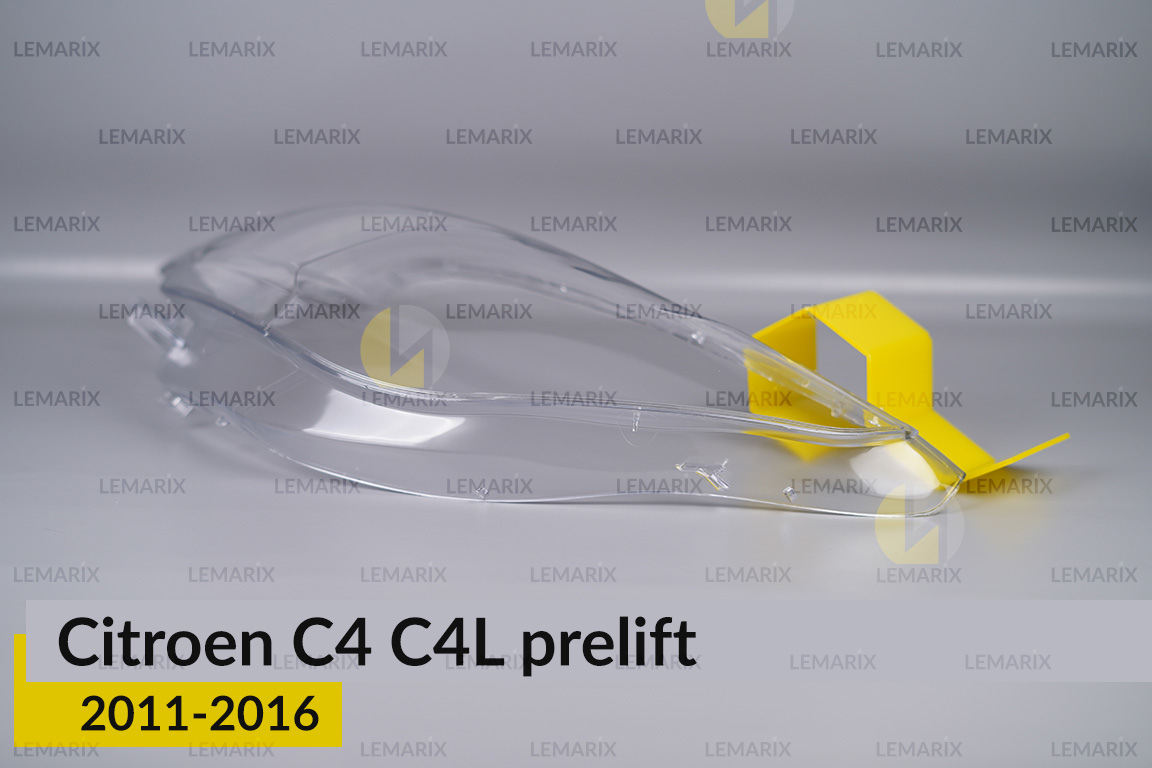 Стекло фары Citroen C4 C4L (2011-2016) дорест левое